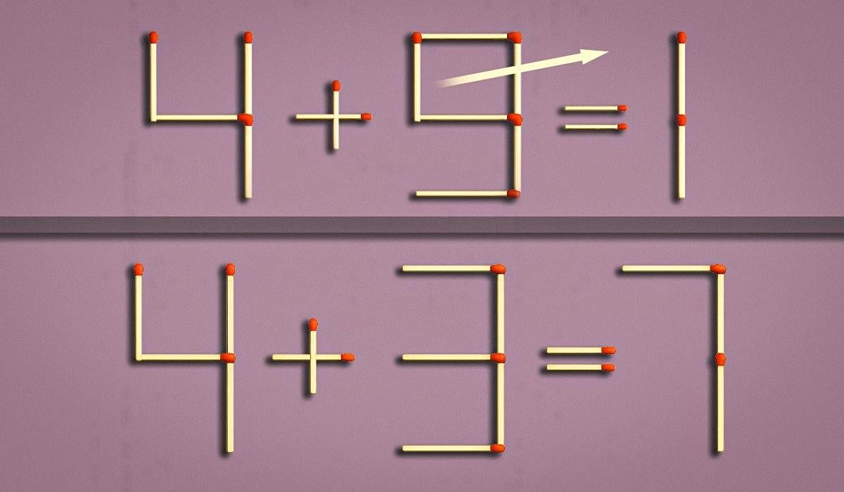 Apenas 2% das pessoas conseguem corrigir a igdade em 8 segundos: um teste do palito de fósforo para testar o QI