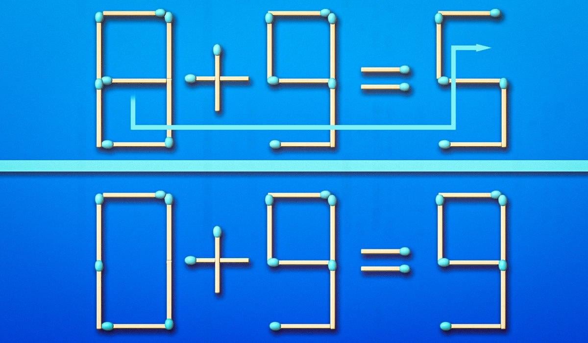 Só é preciso mover um fósforo para corrigir um erro: um teste de QI em 11 segundos