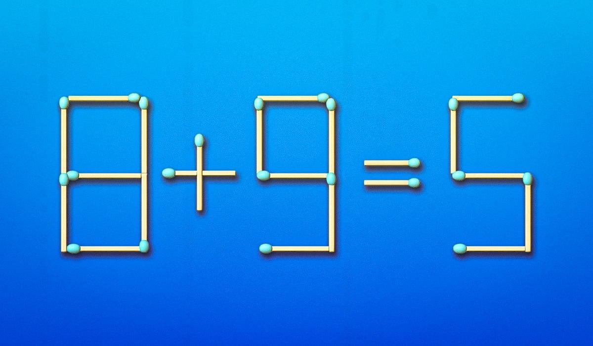 Só precisas de mover um fósforo para corrigir um erro: teste de QI em 11 segundos