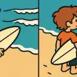 Desafio de QI: Encontrar 3 diferenças numa imagem de um surfista em 43 segundos Desafio de QI: Encontrar 3 diferenças numa imagem de um