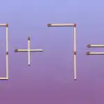 É preciso mover um fósforo para que a igdade seja