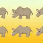 Qtos rinocerontes há na imagem: só um génio seria capaz