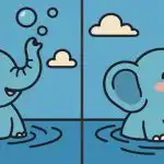 Teste de génio: encontrar 3 diferenças na imagem de um